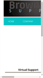 Mobile Screenshot of brownvirtualsupport.com